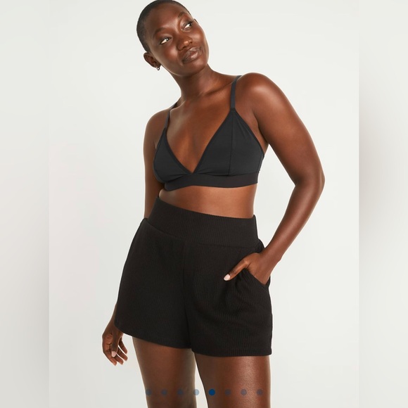 🆕 Old Navy Women’s Mesh V-Neck Bralette Top Bralette Bra Black XL 38DD 40D 40DD - Picture 6 of 14